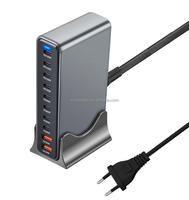 Chargeur de bureau multifonctionnel 800W GAN PD de haute qualité PD140W chargeur transfrontalier nouveau chargeur 10 ports