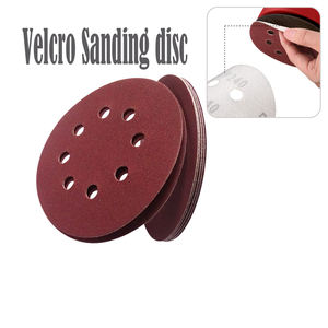 100 pièces 5 "<span class=keywords><strong>disque</strong></span> de ponçage abrasif rond papier de verre humide P40-P1000 pour métal <span class=keywords><strong>bois</strong></span> peinture polissage - Product Image 3