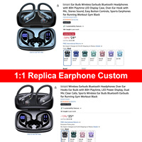Auriculares Bluetooth T16 TWS con Gancho para la Oreja, HiFi, con Certificación CE, FCC y RoHS, para Compras en Línea en Alibaba, Auriculares Inalámbricos con Cancelación de Ruido