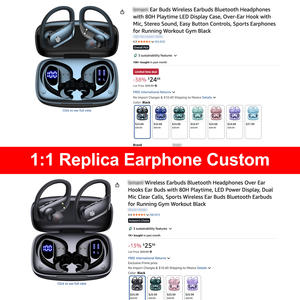 Écouteurs Bluetooth TWS T16 avec crochet d'oreille, son Hi-Fi, certifiés CE FCC Rohs, pour le site d'achat en ligne Alibaba, écouteurs sans fil à réduction de bruit - Product Image 2