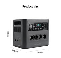 Station solaire portable rechargeable DEMUDA 2400W Lifepo4 1920WH, générateur solaire de camping pour appareils électroniques, MPPT, voiture