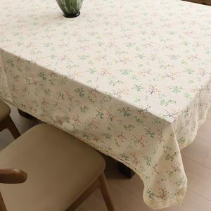 Mantel Estampado Tipo Lino, Rectangular, Mezcla de Polialgodón, Antideslizante, para Decoración de Cocina, Fiestas de Té y Comedor - Product Image 6