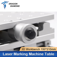 Plateforme de levage 3D 150x210mm, table de levage manuelle pour machine de marquage laser à fibre, hauteur réglable jusqu'à 270mm