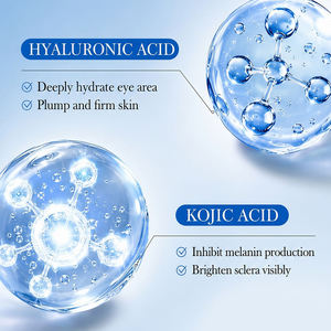 เซรั่มบำรุงรอบดวงตาแบบลูกกลิ้ง 360 องศา แบรนด์ส่วนตัว (OEM) ไฮยาลูรอนิก แอซิด โคจิก ลดบวม ลดรอยคล้ำ บำรุงผิวรอบดวงตา ผู้ผลิตขายส่ง - Product Image 5