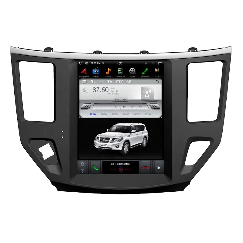 10.4 ''Android 9.0 PX6 schermo verticale 4 + 64G lettore multimediale per Auto Radio Gps automatica per Nissan- Pathfinder 2013-2017