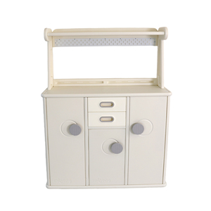 Unidad de Almacenamiento Multifuncional de Plástico para Niños, <span class=keywords><strong>Armario</strong></span> Todo en Uno para Ropa, Juguetes y Esquina de Cuidado Infantil en la <span class=keywords><strong>Terraza</strong></span> - Product Image 3