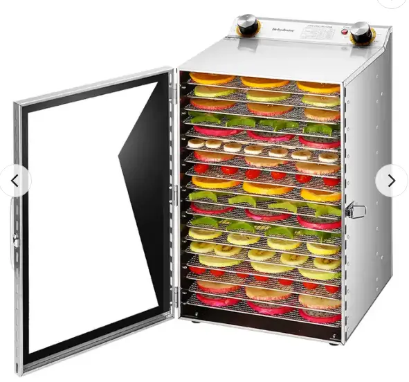 Déshydrateur alimentaire de meilleure qualité Machine Vente chaude Commercial Homeuse Déshydrateur alimentaire à 18 couches
