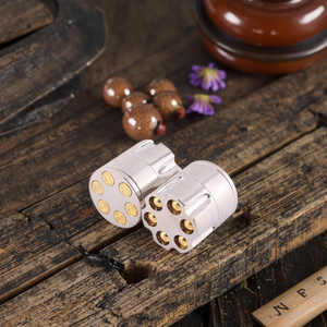 WOWO TECH Hot Selling 3 Layers <strong>Bullet</strong>-magazine Design Metal <strong>Grinder</strong> Mini Portable Zinc Alloy <strong>Grinder</strong> for Tobacco &amp; Dry Herbs - Product Image 6