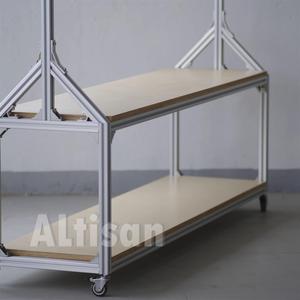 Hiện Đại Nhôm Hồ Sơ Lưu Trữ Giá Sàn-Đứng Quần Áo Móc Áo Giá Thân Thiện Với Môi Cửa Hàng Quần Áo Hiển Thị Trung Tâm Mua Sắm Phòng Khách - Product Image 3