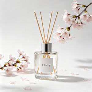 Diffuseur de parfum à bâtonnets de <span class=keywords><strong>cerisier</strong></span> premium à diffusion lente, arôme longue durée pour salle de bain, chambre à coucher, décoration intérieure, éliminateur d'odeurs - Product Image 1