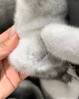 Gilet en fourrure de vison véritable pour femme, sans manches, chaud, pour l'hiver