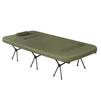 Tempat Tidur Gantung Luar Ruangan Portabel Kain Filamen Elastis PVC Tempat Tidur Lipat Aluminium Alloy Kain Oxford 300D untuk Berkemah Mendaki Gunung