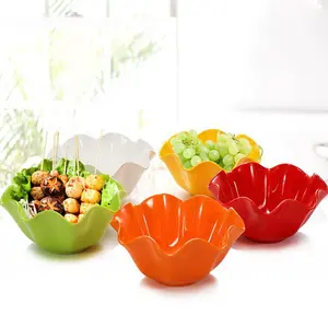 Luxury Melamine Fruit Candy Bowl Special Shape Decoration Fruit Bowl