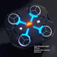 Cible de boxe musicale électronique pour enfants, en plastique, pour entraînement rythmique à domicile, jouet de fitness sportif anti-stress, cadeau