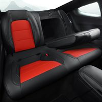 Housse de siège de voiture sur mesure pour Ford Mustang 2015-2024, cuir, ensemble complet, cinq sièges, protection, cuir Napa