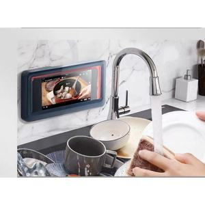 Soporte para Teléfono Móvil Impermeable ABS 2025, Nuevo Soporte Azul para Teléfono de Ducha, Portátil, en Caja, Compatible con iPad, para Uso en Escritorio - Product Image 6