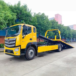 Camión Grúa de Plataforma Plana Foton de 8 y 10 Toneladas, Listo para Enviar, Camión de Remolque de Plataforma Deslizante de 8t, Precio de Fábrica - Product Image 4