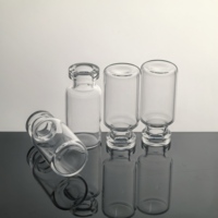 Capuchon et joint pour flacon de peptides, flacon stérile tubulaire en verre transparent, ambre, borosilicate, verre neutre, verre borosilicate à faible teneur en bor, flacon de 3 ml