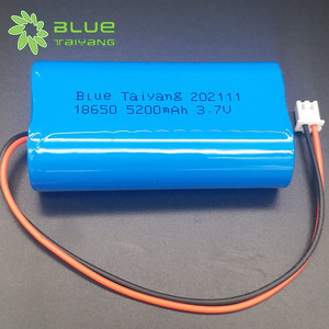 بطاريات ليثيوم قابلة للشحن fst 18650 3.7v 5200mah, أزرق ، Taiyang ، بطارية ليثيوم قابلة لإعادة الشحن fst - Product Image 1