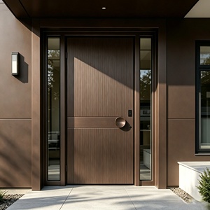 Puertas de Entrada Frontales Modernas Anti-Robo con Tamaño y Acabado Personalizados para Desarrolladores y Contratistas - Product Image 6