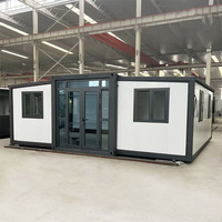 Maison préfabriquée en conteneur extensible moderne au Maroc, à faible coût, structure isolée en kit, résistante aux tremblements de terre, utilisation pour école, centre commercial, ISO9001