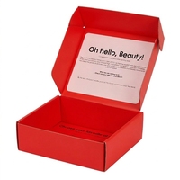 Boîte d'emballage en carton ondulé personnalisée avec logo imprimé en couleur, matériaux recyclés, prix d'usine, livraison express, cosmétiques, vêtements