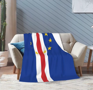 Couverture en flanelle de haute qualité, personnalisée avec <span class=keywords><strong>le</strong></span> drapeau du <span class=keywords><strong>Cap</strong></span>-<span class=keywords><strong>Vert</strong></span>, chaude et confortable, idéale pour la maison et la voiture - Product Image 5