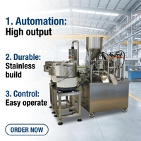 Offre Spéciale : Machine de remplissage et de scellage automatique pour liquides et sauces en tubes plastiques (moutarde, etc.) – 10g, 20g