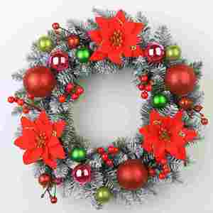 New Style Christmas <b>Wreath</b> 30/40/50cm Handmade Display for Window Hanging - Festive Decoration for Christmas - Product Image 4