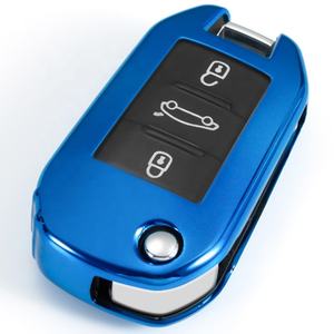 Accessoires automobiles, housse de clé de voiture en TPU, coque de clé sans clé pour <span class=keywords><strong>Peugeot</strong></span> <span class=keywords><strong>208</strong></span> 308 508 3008 5008 - Product Image 3
