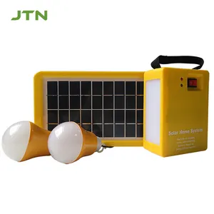 Home Solar Lights Energy System 3W Portable Mini Solar Lighting System for Indoor