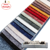 Tissu bouclé tricoté imperméable 2025, textile de maison et d'ameublement, 100% polyester, toucher doux, designs personnalisés