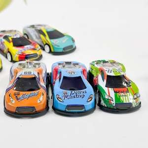 Coche de juguete de aleación de 8.6 cm con retroceso, modelo de dibujos animados, simulación de carreras, miniatura para niños, superventas transfronterizo, a 1 yuan - Product Image 2