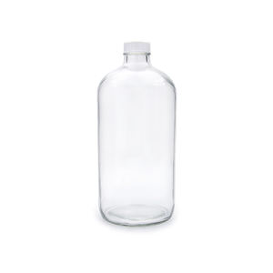 Grote capaciteit 250/500/1000ml transparante Boston fles - witte schroefdop, voedselveilig voor laboratorium & voedselopslag - Product Image 3