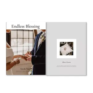 Альбом, печать, фабрика, свадебные фотографии, брошюры, деловые коммерческие брошюры с пользовательским логотипом