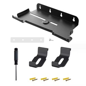 GP-539 Console Wall Mount Rack for <strong>PS5</strong> Slim Gaming <strong>Controller</strong> Holder <strong>Stand</strong> Bracket Kit Metal Hanger Storage <strong>Stand</strong> - Product Image 5