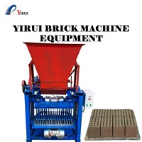 Petite machine à briques mobile avec garantie moteur d'un an, utilise les déchets industriels, investissement à faible coût et rentabilité élevée.