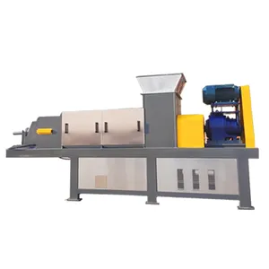 squeeze dryer biogas slurry paper pulp cassava Screws sludge dewatering solid liquid separator belt filter press dewater machine