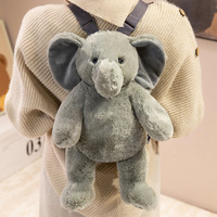 Sac à dos en peluche personnalisable, sac animalier moelleux (Loutre, Mouton, Lion, Lapin, Koala, Cerf, Éléphant) – Cadeaux pour enfants et compagnie