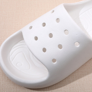 Pantuflas de EVA para Mujer Guru, Suela Gruesa Antideslizante, Punta Redonda, Tallas 35-40, Color Blanco, Rosa, Verde Claro, Amarillo, para Usar en Casa en Verano - Product Image 4