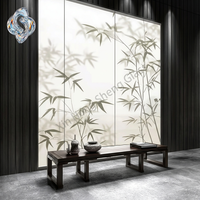Vidrio Artístico Sólido Laminado, Vidrio Decorativo, Vidrio Decorativo Laminado Abstracto de Alta Gama para Dormitorio, Hotel, Villa, Oficina