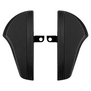 Kit <span class=keywords><strong>de</strong></span> repose-<span class=keywords><strong>pieds</strong></span> Defiance Rider en aluminium anodisé noir Lingtan, découpé à la machine, pour Touring Street Glide, avec couvre-pédales <span class=keywords><strong>de</strong></span> frein. - Product Image 4