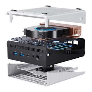 CHUWI UBox Mini PC Ry Zen 6600H Procesador 6 Núcleos <span class=keywords><strong>AMD</strong></span> CPU 16GB RAM 512GB SSD Win11 Computadora de escritorio PC 4K WIFI 6 para juegos MiniPC - Product Image 4