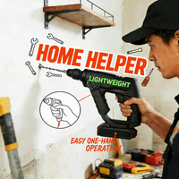 Marteau perforateur rotatif sans fil ergonomique 600W SDS Plus 2850 BPM, industriel et bricolage, pour le travail de maçonnerie, béton, acier et perçage mural