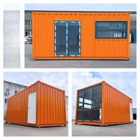 Maisonnette d'activités modulaire carrée personnalisée avec garantie d'un an - Bureau commercial mobile simple pour rue
