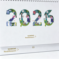 Calendrier 2027 personnalisé en gros, calendrier de bureau 2027 personnalisé à spirale, planificateur cadeau d'entreprise OEM
