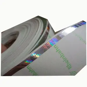ملصقات ورقية مجسَّمة بطباعة شعار غير مرئية مضادة للأشعة فوق البنفسجية مختومة حسب الطلب