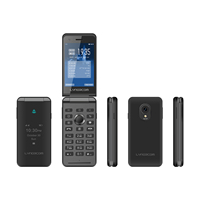 Vente en gros de téléphone portable à clavier basculant 4G LTE avec appareil photo 13MP + 21MP Téléphone à clapet casher Android 4G