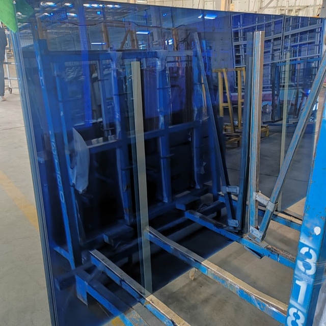 6 8 10 12 15mm Toughened Glass Premium Ford Blue Tempered Glass for Sales