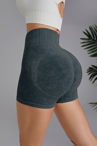 <span class=keywords><strong>Leggings</strong></span> Fitness a vita alta da donna senza soluzione di continuità in Spandex con sedere Scrunch abbigliamento sportivo pantaloncini a compressione Casual per ragazze atletica all'ingrosso - Product Image 6